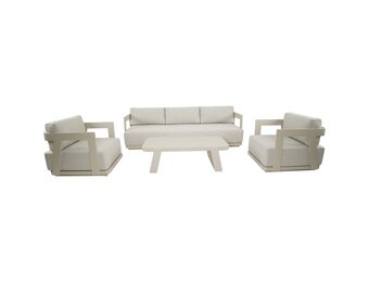 Lesli Living - Loungebank Makai - Beige - 229x86,5x62,5cm