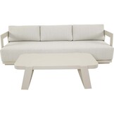 Lesli Living - Loungebank Makai - Beige - 229x86,5x62,5cm