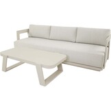 Lesli Living - Loungebank Makai - Beige - 229x86,5x62,5cm