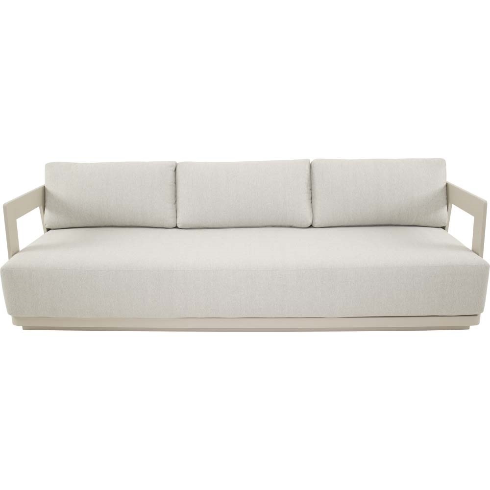 Lesli Living - Loungebank Makai - Beige - 229x86,5x62,5cm