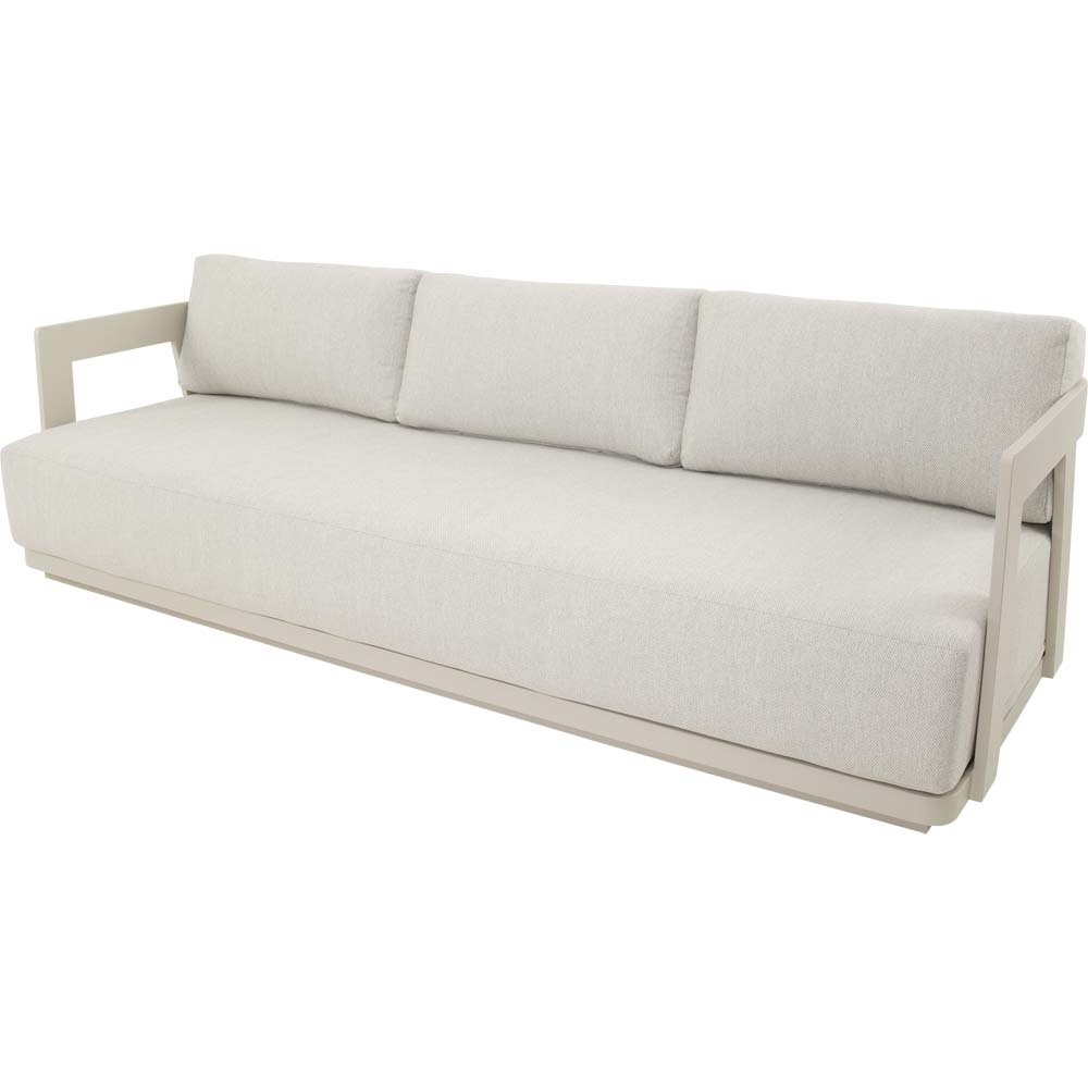 Lesli Living - Loungebank Makai - Beige - 229x86,5x62,5cm