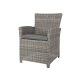 Lesli Living - Bistrostoel Tropez - Grijs - 62x67x89cm - Set van 2