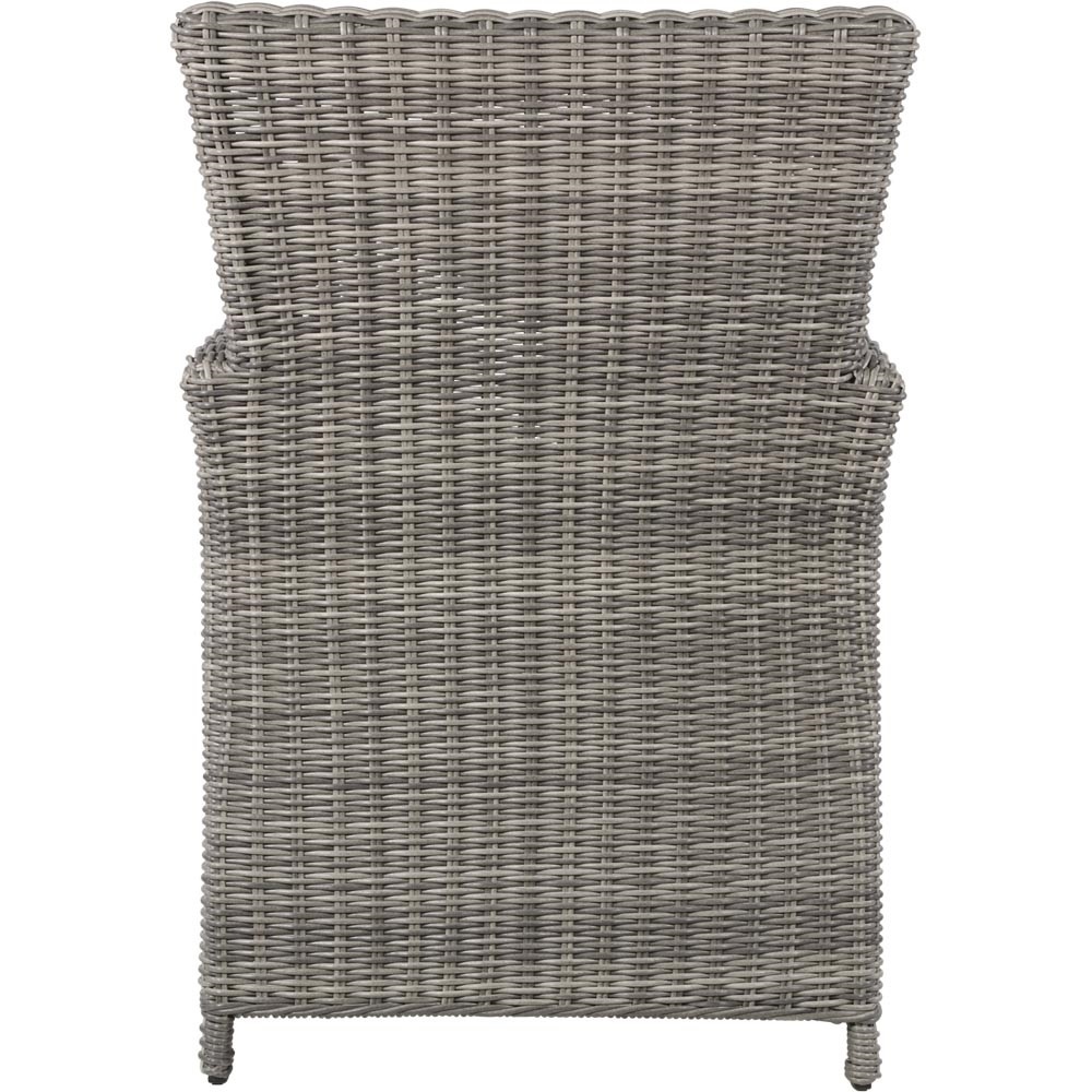 Lesli Living - Bistrostoel Tropez - Grijs - 62x67x89cm - Set van 2