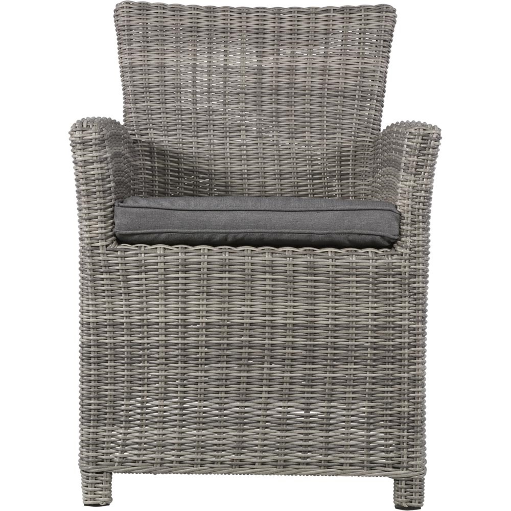 Lesli Living - Bistrostoel Tropez - Grijs - 62x67x89cm - Set van 2