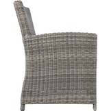 Lesli Living - Bistrostoel Tropez - Grijs - 62x67x89cm - Set van 2