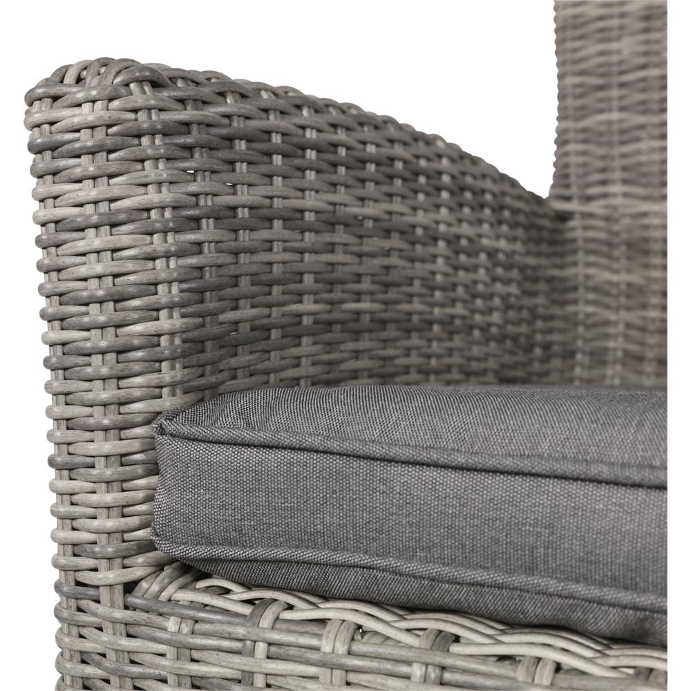 Lesli Living - Bistrostoel Tropez - Grijs - 62x67x89cm - Set van 2