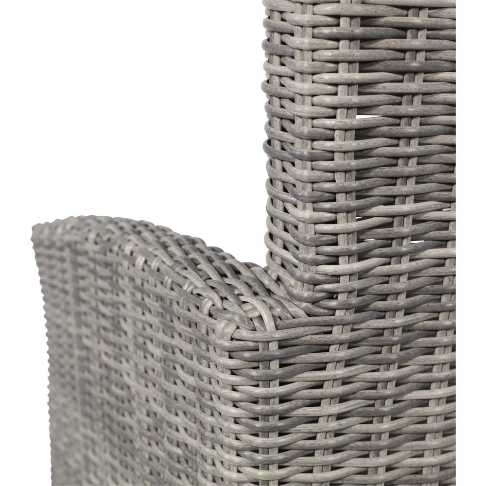 Lesli Living - Bistrostoel Tropez - Grijs - 62x67x89cm - Set van 2