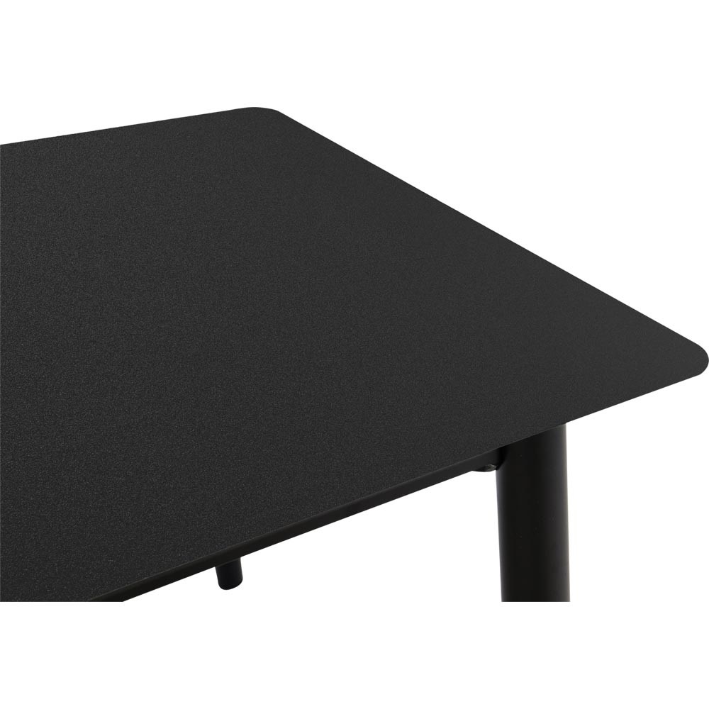 Lesli Living - Tuintafel Crest - Zwart - 180x90x75cm