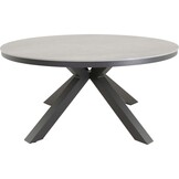 Lesli Living - Tuintafel Davos - Grijs - Ø158cm