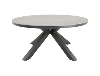 Lesli Living - Tuintafel Davos - Grijs - Ø158cm
