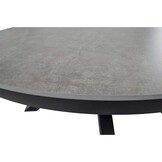 Lesli Living - Tuintafel Davos - Grijs - Ø158cm