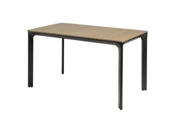 Lesli Living - Tuintafel Arezzo - Antraciet - 130x70x74cm