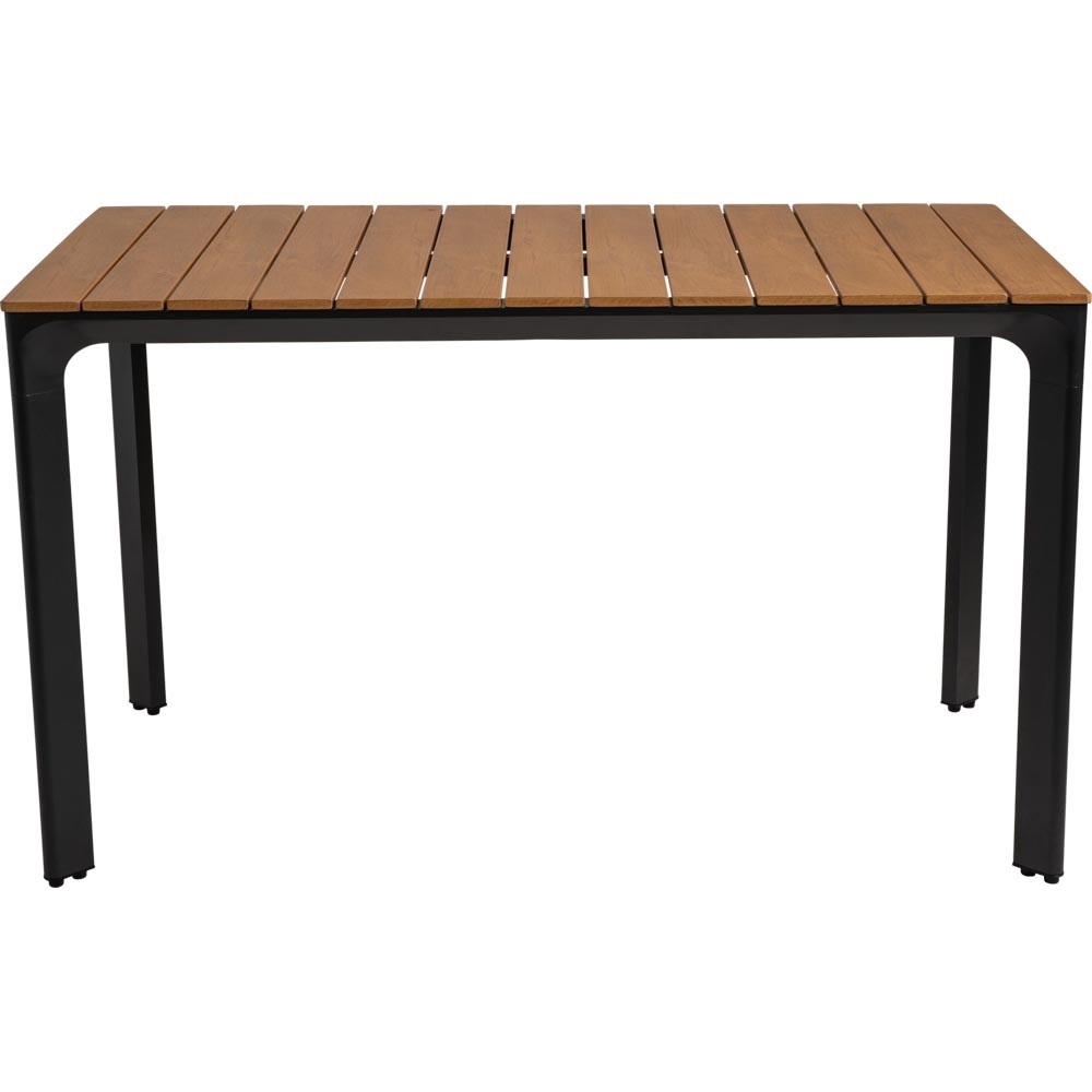 Lesli Living - Tuintafel Arezzo - Antraciet - 130x70x74cm