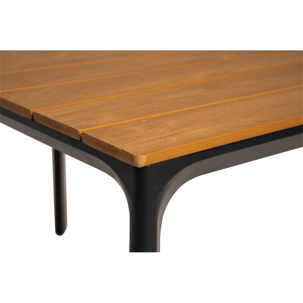 Lesli Living - Tuintafel Arezzo - Antraciet - 130x70x74cm
