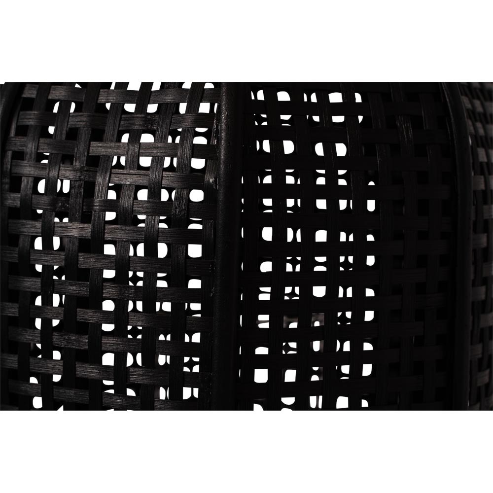 Lesli Living - Lantaarn Macy - Zwart - Ø32x66cm