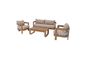 Lesli Living - Loungebank Mylo - Beige - 185x72,5x66cm