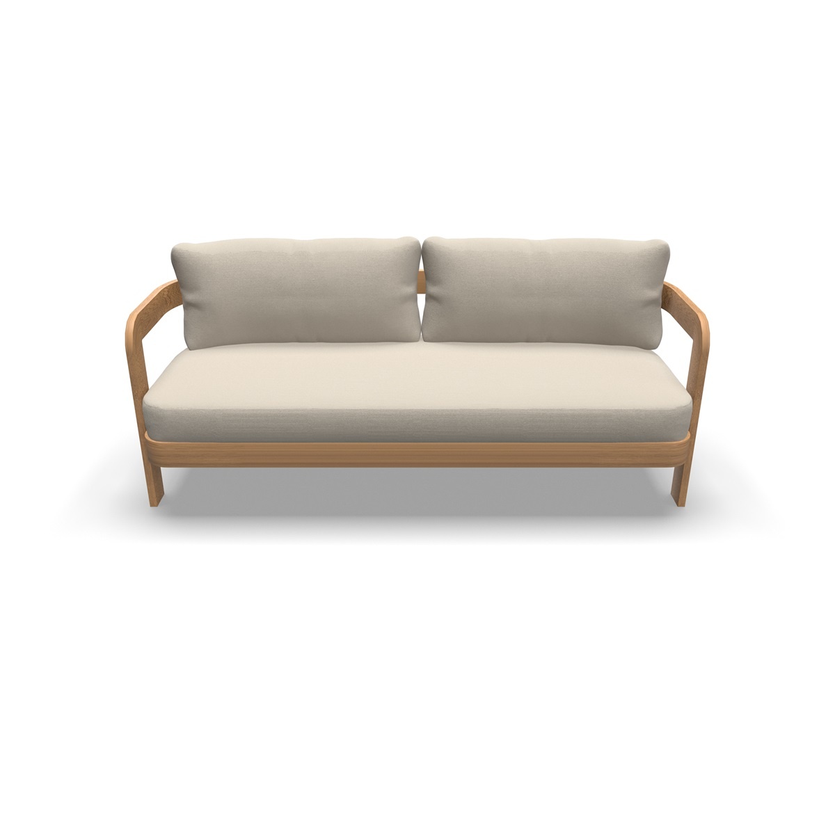 Lesli Living - Loungebank Mylo - Beige - 185x72,5x66cm