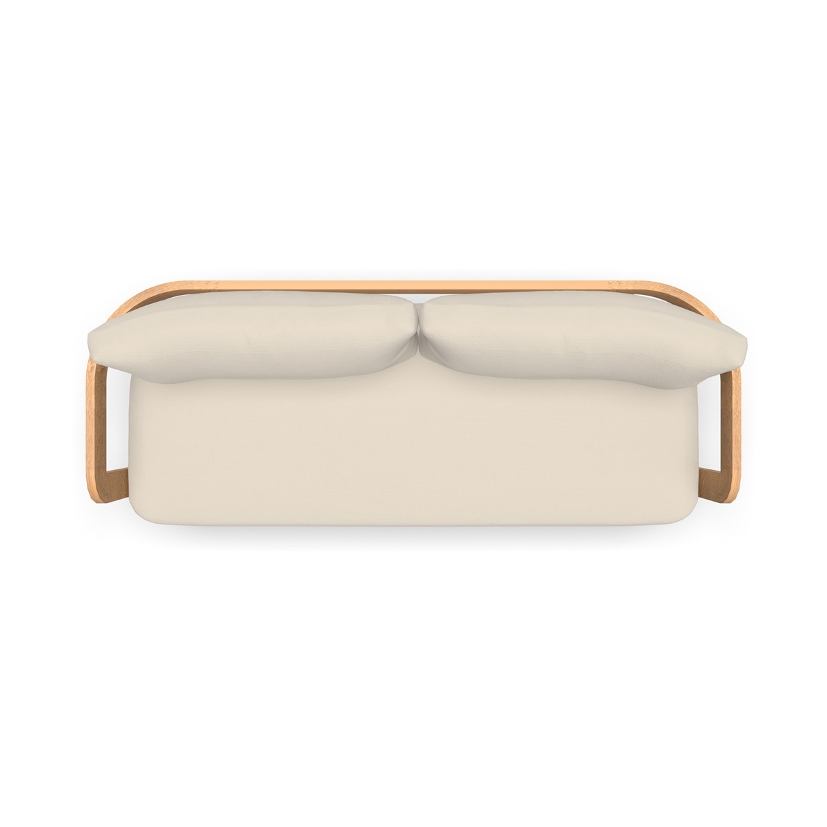 Lesli Living - Loungebank Mylo - Beige - 185x72,5x66cm