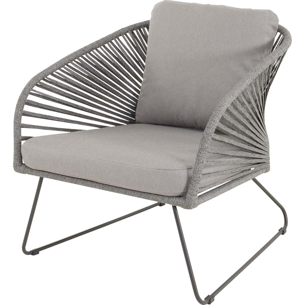 Lesli Living - Bistrostoel Izumi - Grijs - 71x79x73cm