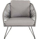 Lesli Living - Bistrostoel Izumi - Grijs - 71x79x73cm