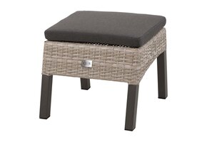 Lesli Living - Voetenbank Treviso - Taupe - 53x54x39cm