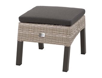 Lesli Living - Voetenbank Treviso - Taupe - 53x54x39cm