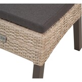 Lesli Living - Voetenbank Treviso - Taupe - 53x54x39cm