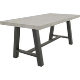 Lesli Living - Tuintafel Fresco - Grijs - 180x90x75cm