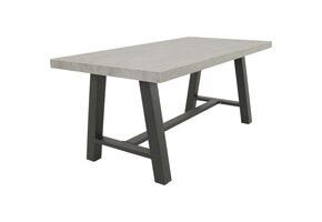 Lesli Living - Tuintafel Fresco - Grijs - 180x90x75cm