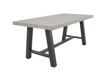 Lesli Living - Tuintafel Fresco - Grijs - 180x90x75cm