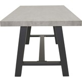 Lesli Living - Tuintafel Fresco - Grijs - 180x90x75cm