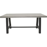 Lesli Living - Tuintafel Fresco - Grijs - 180x90x75cm