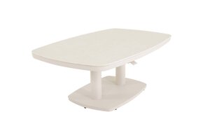 Lesli Living - Tuintafel Geneva - Beige - 135x83cm