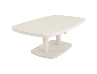 Lesli Living - Tuintafel Geneva - Beige - 135x83cm