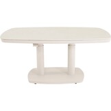 Lesli Living - Tuintafel Geneva - Beige - 135x83cm