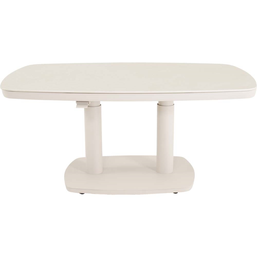 Lesli Living - Tuintafel Geneva - Beige - 135x83cm