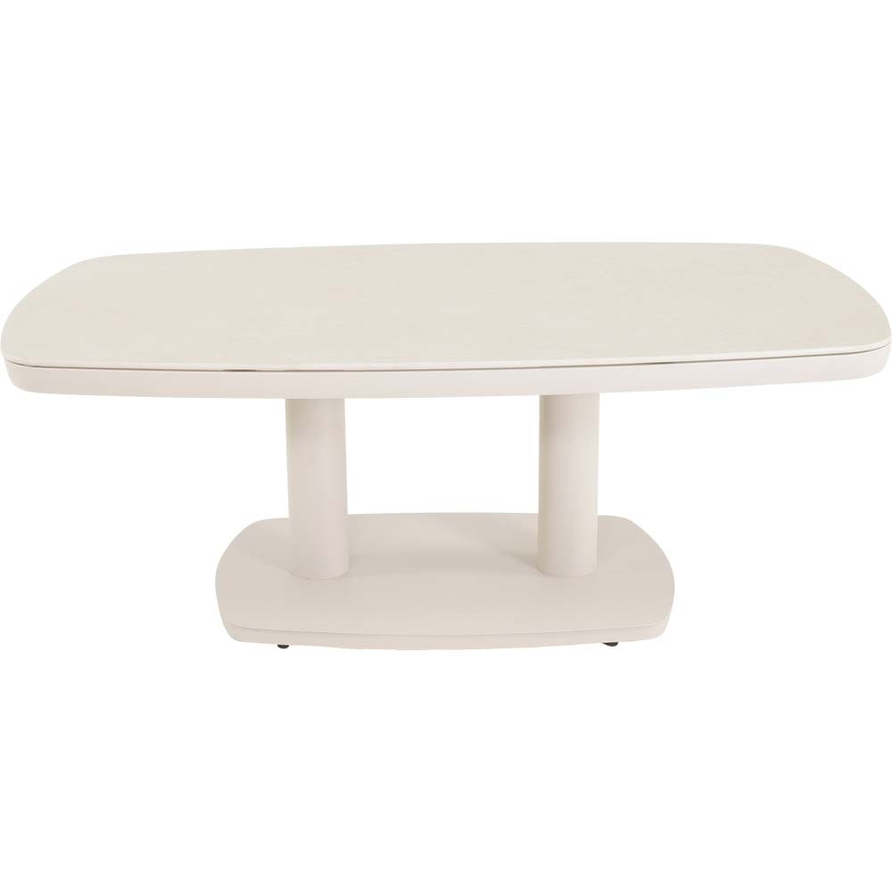 Lesli Living - Tuintafel Geneva - Beige - 135x83cm