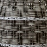 Lesli Living - Poef Laos - Beige - Ø46x40cm