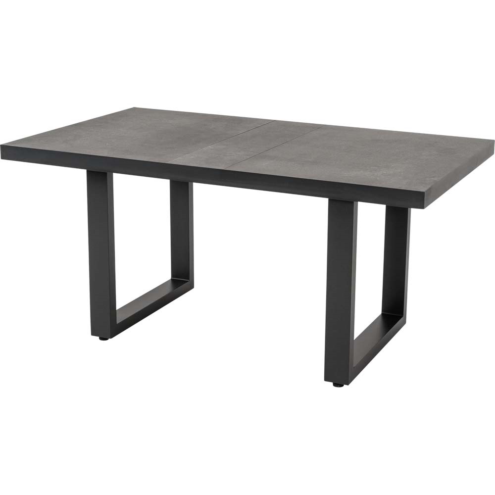 Lesli Living - Tuintafel Murcia - Grijs - 140x85x67cm
