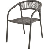 Lesli Living - Bistrostoel Nagano - Grijs - 56x63x78cm