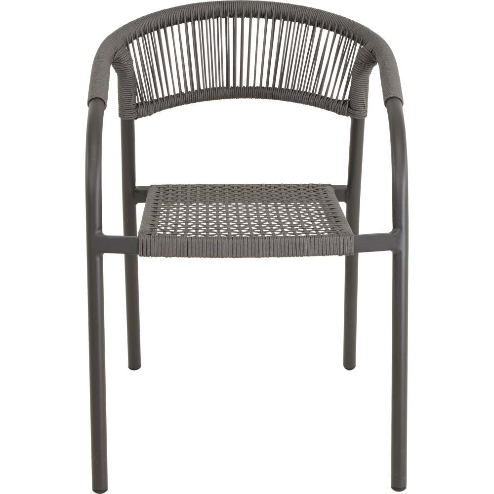 Lesli Living - Bistrostoel Nagano - Grijs - 56x63x78cm