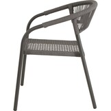 Lesli Living - Bistrostoel Nagano - Grijs - 56x63x78cm