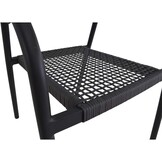 Lesli Living - Bistrostoel Nagano - Grijs - 56x63x78cm