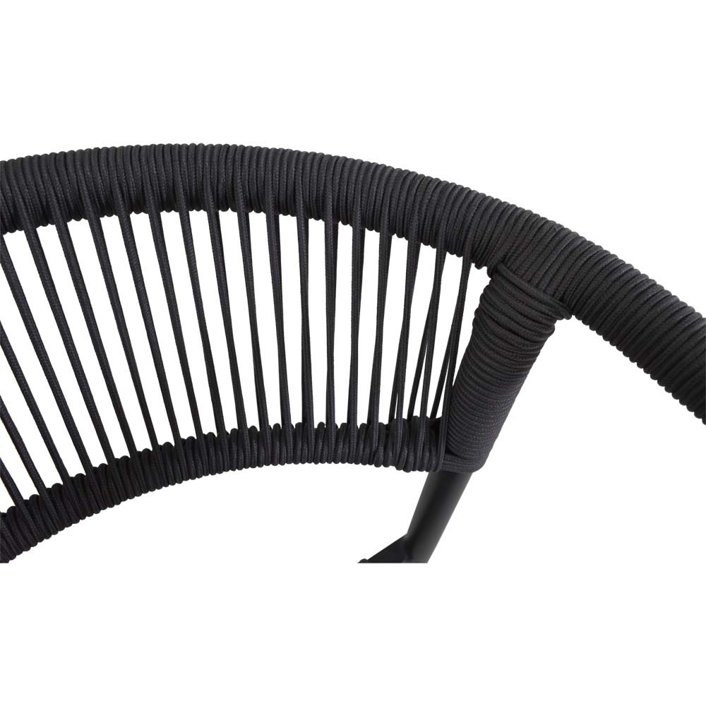 Lesli Living - Bistrostoel Nagano - Grijs - 56x63x78cm