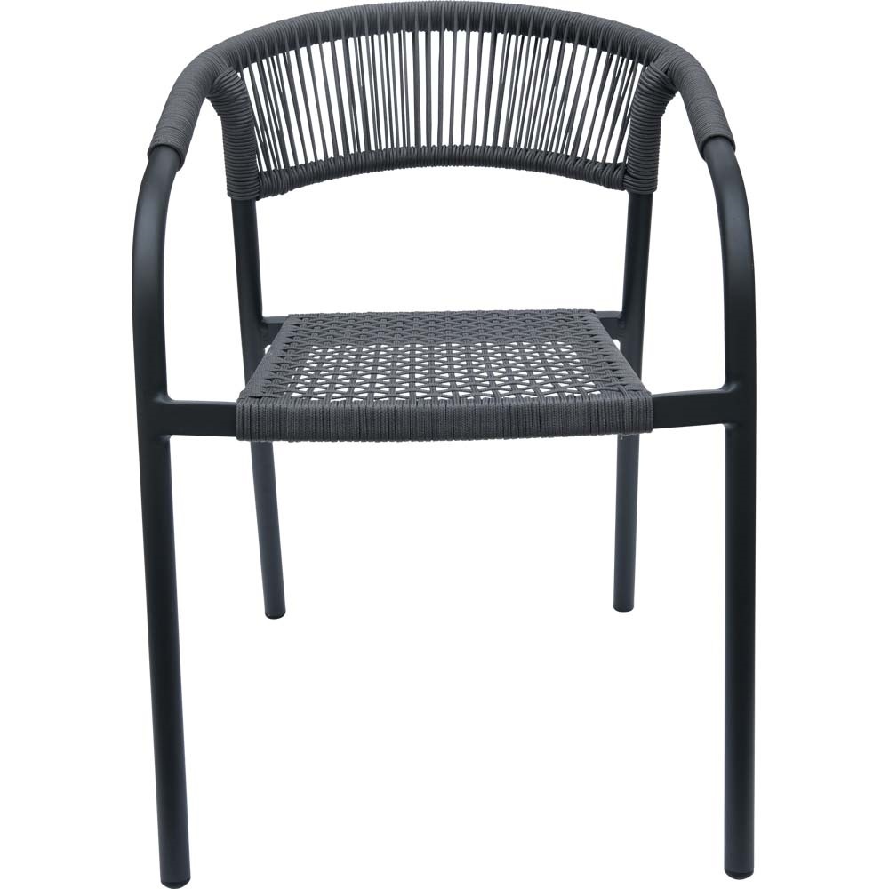 Lesli Living - Bistrostoel Nagano - Grijs - 56x63x78cm