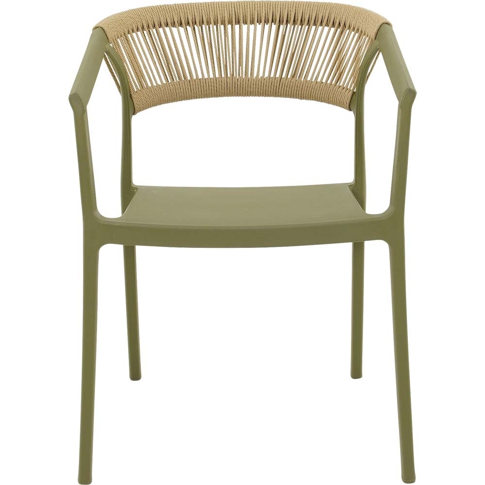 Lesli Living - Bistrostoel Terrasa - Groen - 56x55x74,5cm