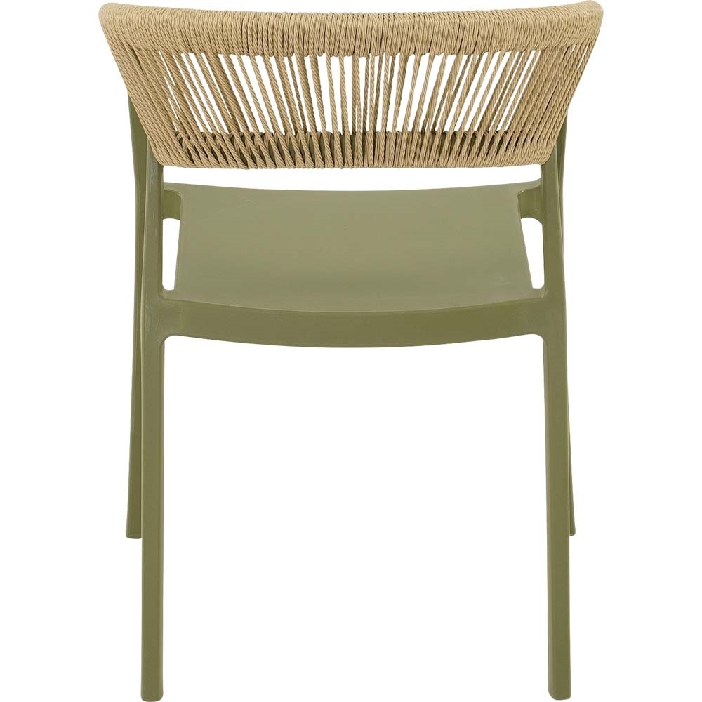 Lesli Living - Bistrostoel Terrasa - Groen - 56x55x74,5cm