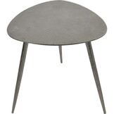 Lesli Living - Tuintafel Shine - Zilver - 42x42x42cm