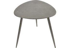 Lesli Living - Tuintafel Shine - Zilver - 42x42x42cm