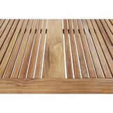 Lesli Living - Tuintafel Marmaris - Zwart - 152x90x76cm